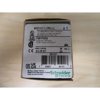 Schneider ElectricTelemecanique 9001K11J38LLL Selector Switch