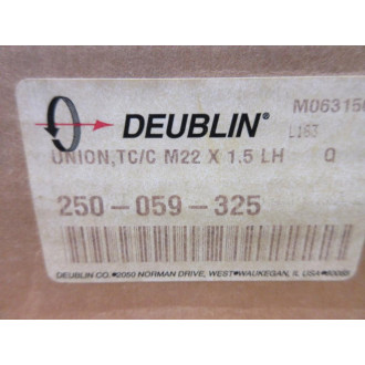 Deublin Union 250-059-325 Rotary Union 250059325