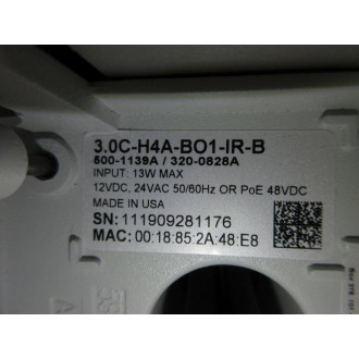 Avigilon 3.0C-H4A-BO1-IR-B Outdoor Bullet Camera 30CH4ABO1IRB - New No Box