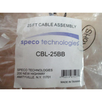 Speco Technologies CBL-25BB PowerVideo Extension Cable CBL25BB