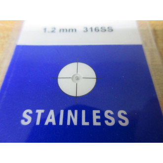 Mettler Toledo 1.2MM 316SS Safeline Metal Detection Test Card TC1 (Pack of 3) - New No Box