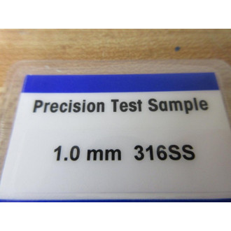 Mettler Toledo 1.0MM 316SS Safeline Metal Detection Test Card TC1 (Pack of 2) - New No Box