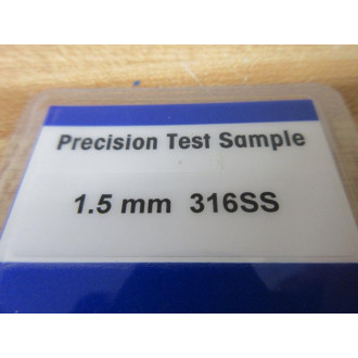 Mettler Toledo 1.5MM 316SS Safeline Metal Detection Test Card TC1 (Pack of 2) - New No Box