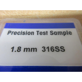 Mettler Toledo 1.8MM 316SS Safeline Metal Detector Test Card TC1 (Pack of 3) - New No Box
