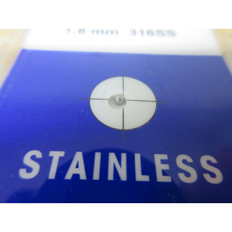 Mettler Toledo 1.8MM 316SS Safeline Metal Detector Test Card TC1 (Pack of 3) - New No Box