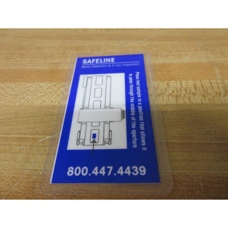 Mettler Toledo 1.8MM 316SS Safeline Metal Detector Test Card TC1 (Pack of 3) - New No Box