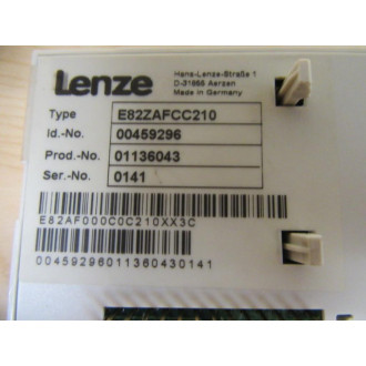 Lenze E82ZAFCC210 Communication Module - Used