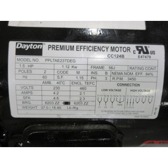 Dayton PPLTAE23TDEG Centrifugal Pump Dented Fan Shroud - New No Box