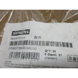 Siemens 6GT2690-0AL00 Transponder Spacer 6GT26900AL00 (Pack of 50)