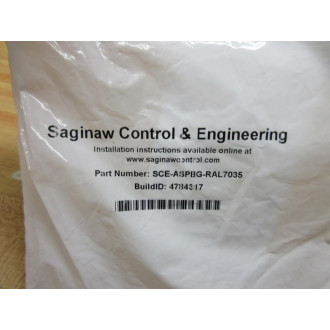 Saginaw Control & Engineering SCE-ASPBG-RAL7035 Hole Plug (Pack of 2)