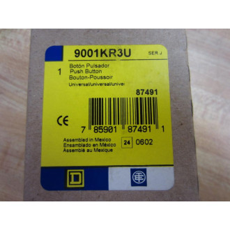 Square D 9001KR3U Push Button With Caps 9001-KR3U 87491