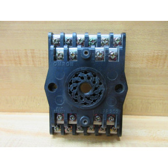 Omron PF 202 Relay Socket PF202 WOut Back Panel - Used