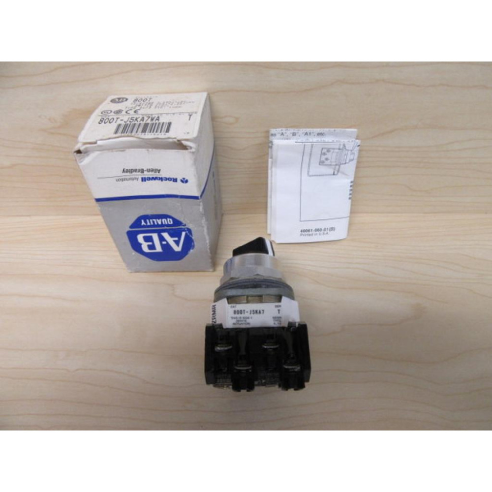 Allen Bradley 800T-J5KA7WA Selector Switch