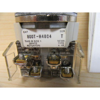 Allen Bradley 800T-H4804A Selector Switch - New No Box