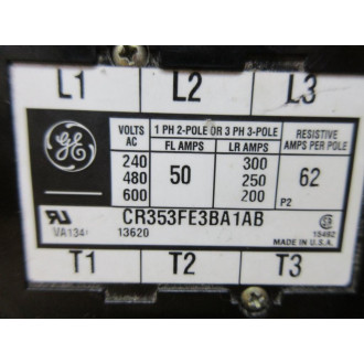 General Electric CR353FE3BA1AB Contactor - Used