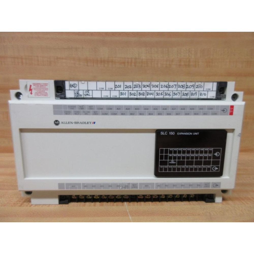 Allen Bradley 1745-E151 SLC 150 Expansion Unit 1745E151 Series B - W1 Terminal Cover - Used