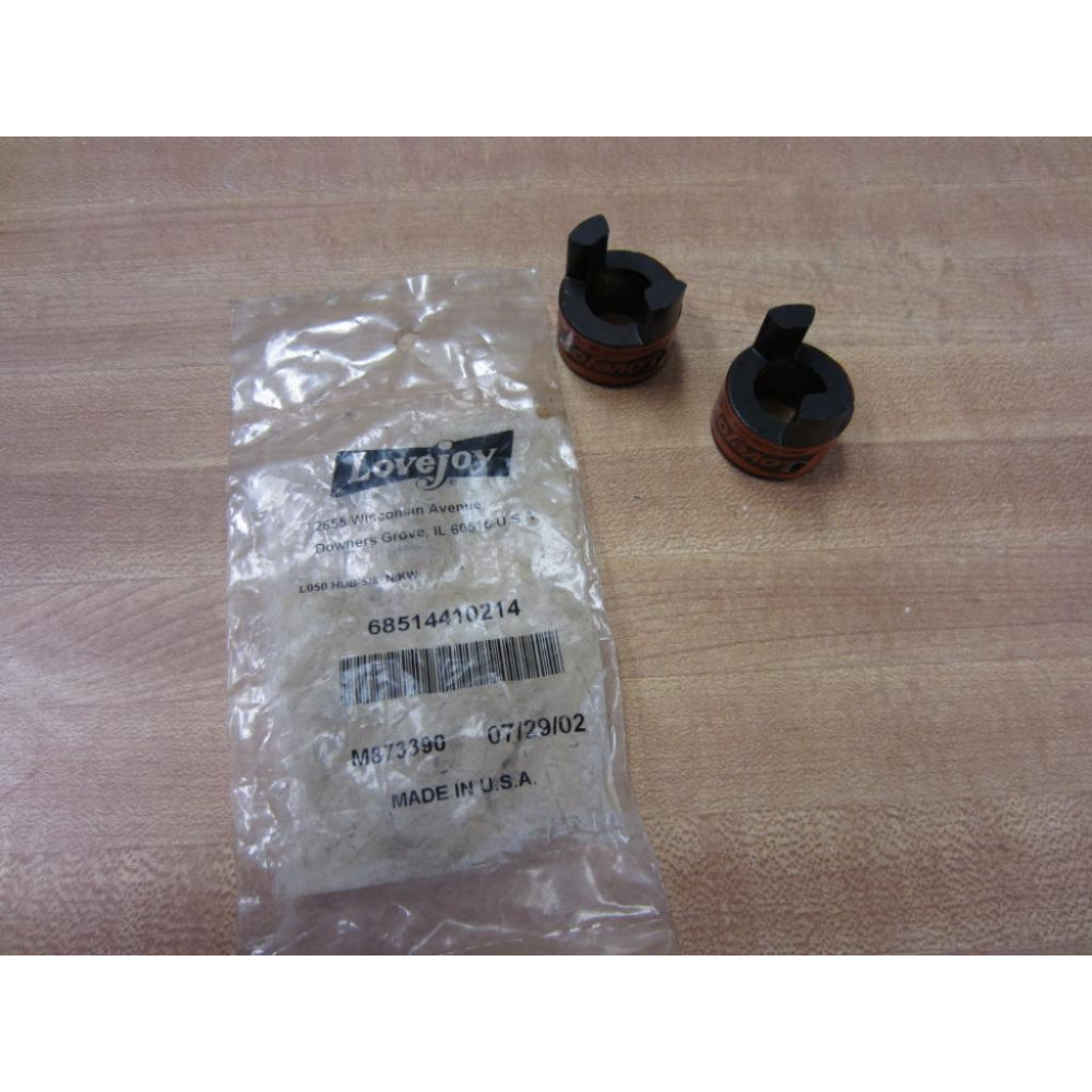 Lovejoy 68514410214 Couplings L-050 .625 (Pack of 2)