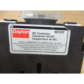 Dayton 6ECD3 IEC Contactor - New No Box