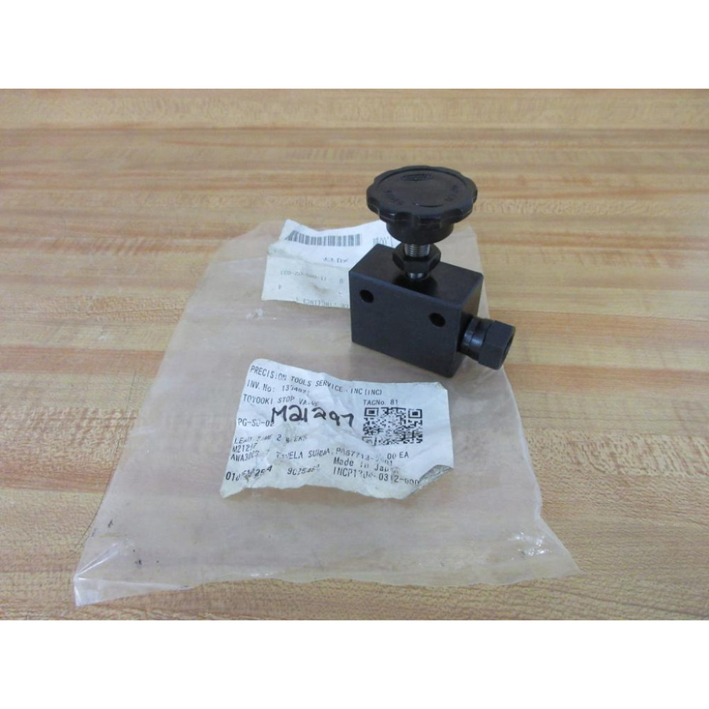 Toyooki PG-SB-02 Stop Valve PGSB02