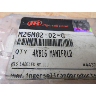 Ingersoll Rand M26M02-02-G Valve Manifold 4KB16