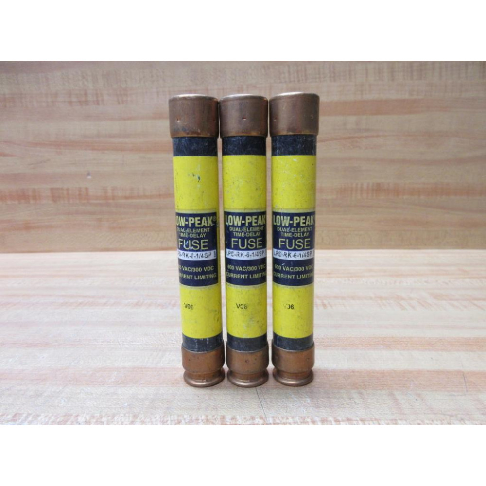 Buss LPS-RK-6-14SP Bussmann Fuse Cross Ref 1BW76 (Pack of 3) - Used