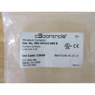 C3 Controls 300-MFA22 Contactor 300-MFA