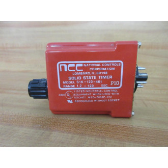 National Controls Coporation S1K-120-461 NCC Solid State Timer