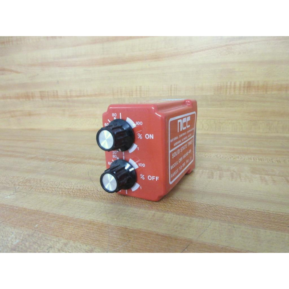 National Controls Coporation CKK-180180-466 NCC Solid State Timer - New No Box