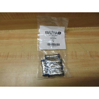 Alpha 88040-04 Pneumatic Fitting 8804004 (Pack of 5)