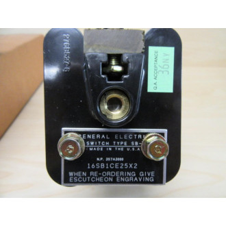 General Electric 16SB1CE25X2 Rotary Selector Switch