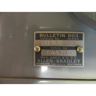 Allen Bradley 803D2 Rotary Switch