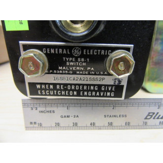 General Electric 16SB1CA21SSS2P Rotary Selector Switch
