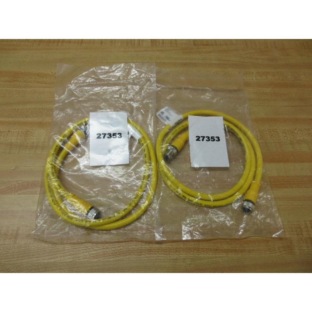 Turck RKC 4.4T-10-RSC 4.4T RKC44T10RSC44T Cable Overall Length 41" (Pack of 2)