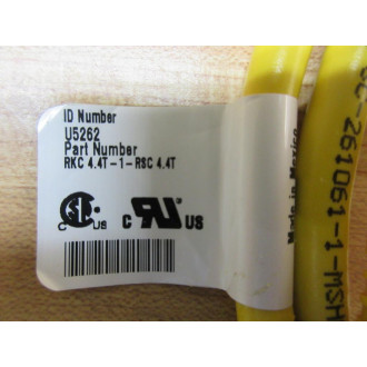 Turck RKC 4.4T-10-RSC 4.4T RKC44T10RSC44T Cable Overall Length 41" (Pack of 2)