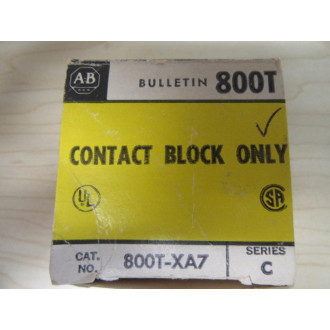 Allen Bradley 800T-XA7 Contact Block 800TXA7 Series C