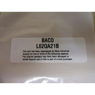 Baco L62QA21B Push Button Duplex