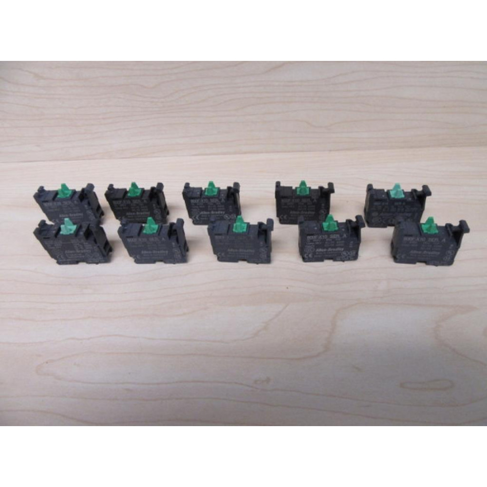 Allen Bradley 800F-X10 Contact Block 800F-X1O (Pack of 10) - New No Box