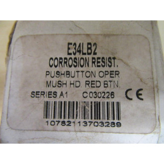 Cutler HammerEaton E34LB2 Push Button Switch