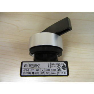 Fuji Electric AR22WR-322BZA Selector Switch AR22WR322BZA WO Contact Blocks