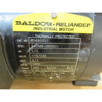 Baldor 85680001 Motor Driven Pump - New No Box