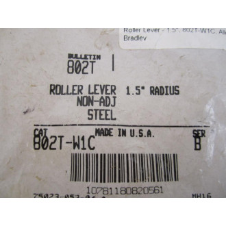 Allen Bradley 802T-W1C Lever Arm 802TW1C