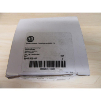 Allen Bradley 800T-FB16F Double Push Button Core Only