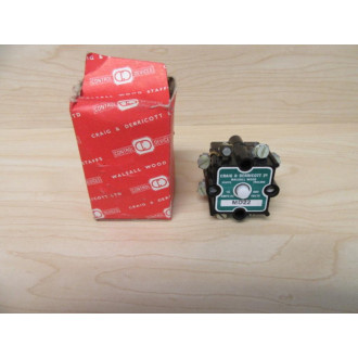 Craig & Derricott MD22 Rotary Switch New Old Stock