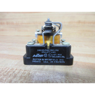 Potter & Brumfield PR5AYO-24V AC AMF Relay PR5AY0-24V AC - Used