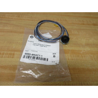 Allen Bradley 888D-M5AC1-1 Receptacle 888DM5AC11
