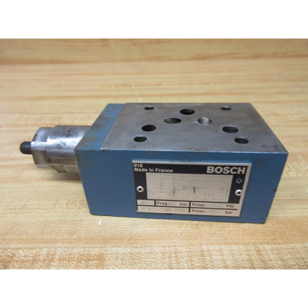 Bosch 0 811 145 124 Pressure Relief Valve 0811145124 - New No Box