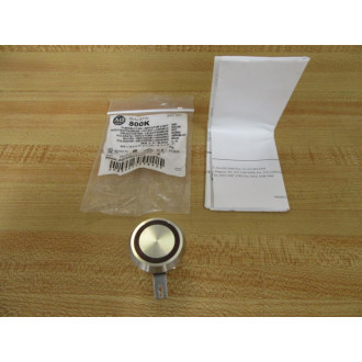 Allen Bradley 800K-22FMR24X01 Red Push Button