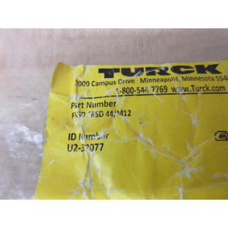 Turck FKSD FKSD 44M12 Receptacle FKSDFKSD44M12