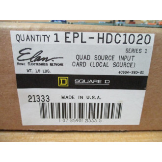 Square D EPL-HDC1020 Quad Source Input Card EPLHDC1020