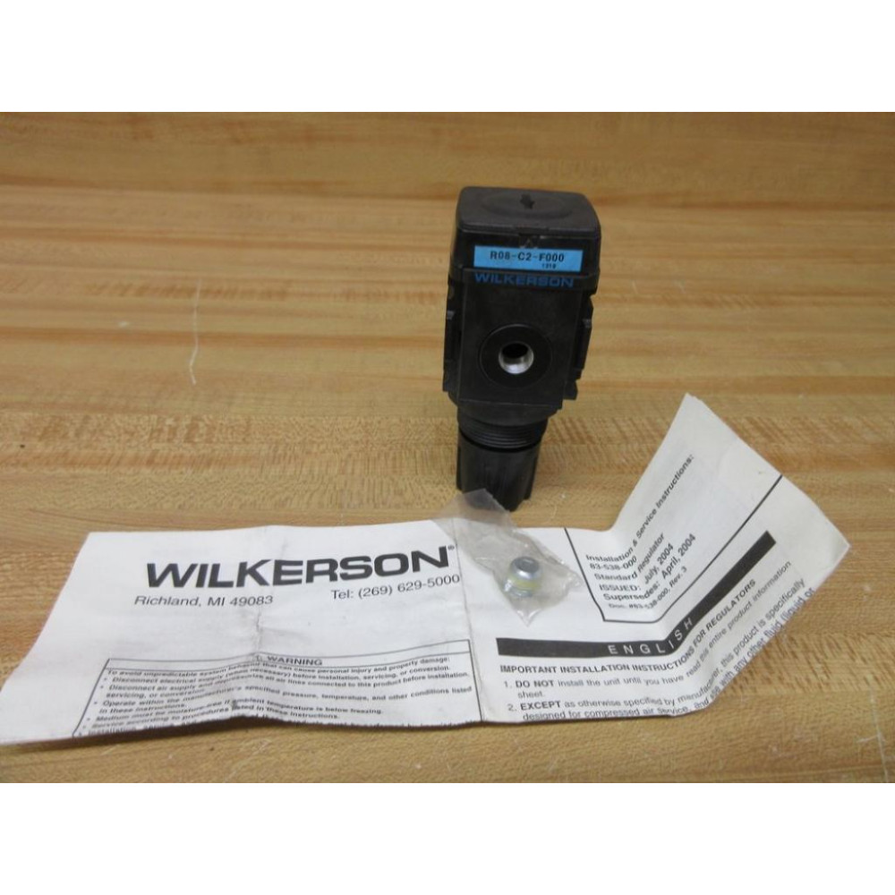 Wilkerson R08-C2-F000 Regulator R08C2F000 - New No Box